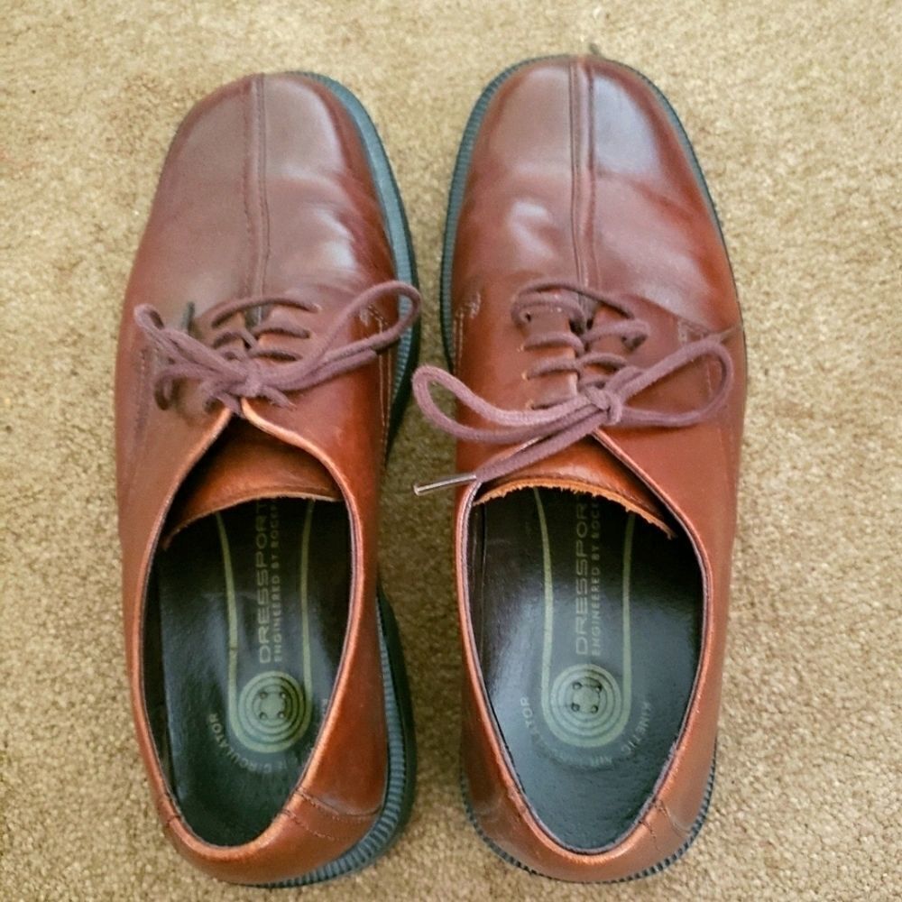 *Rockport mens shoes, brown, 7.5